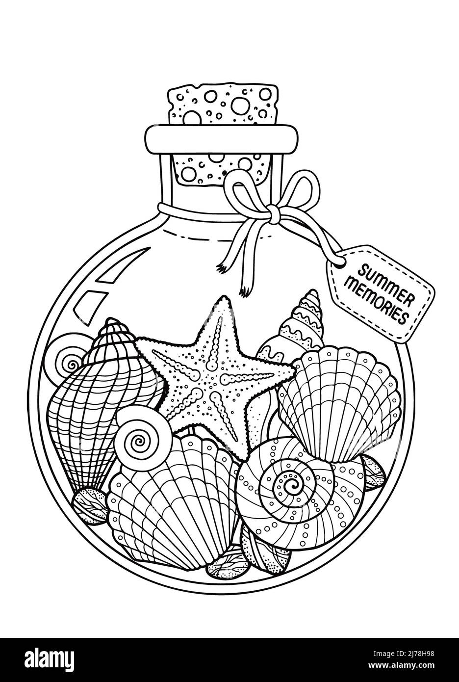 36 Sweet Seashell Coloring Pages Printable 8