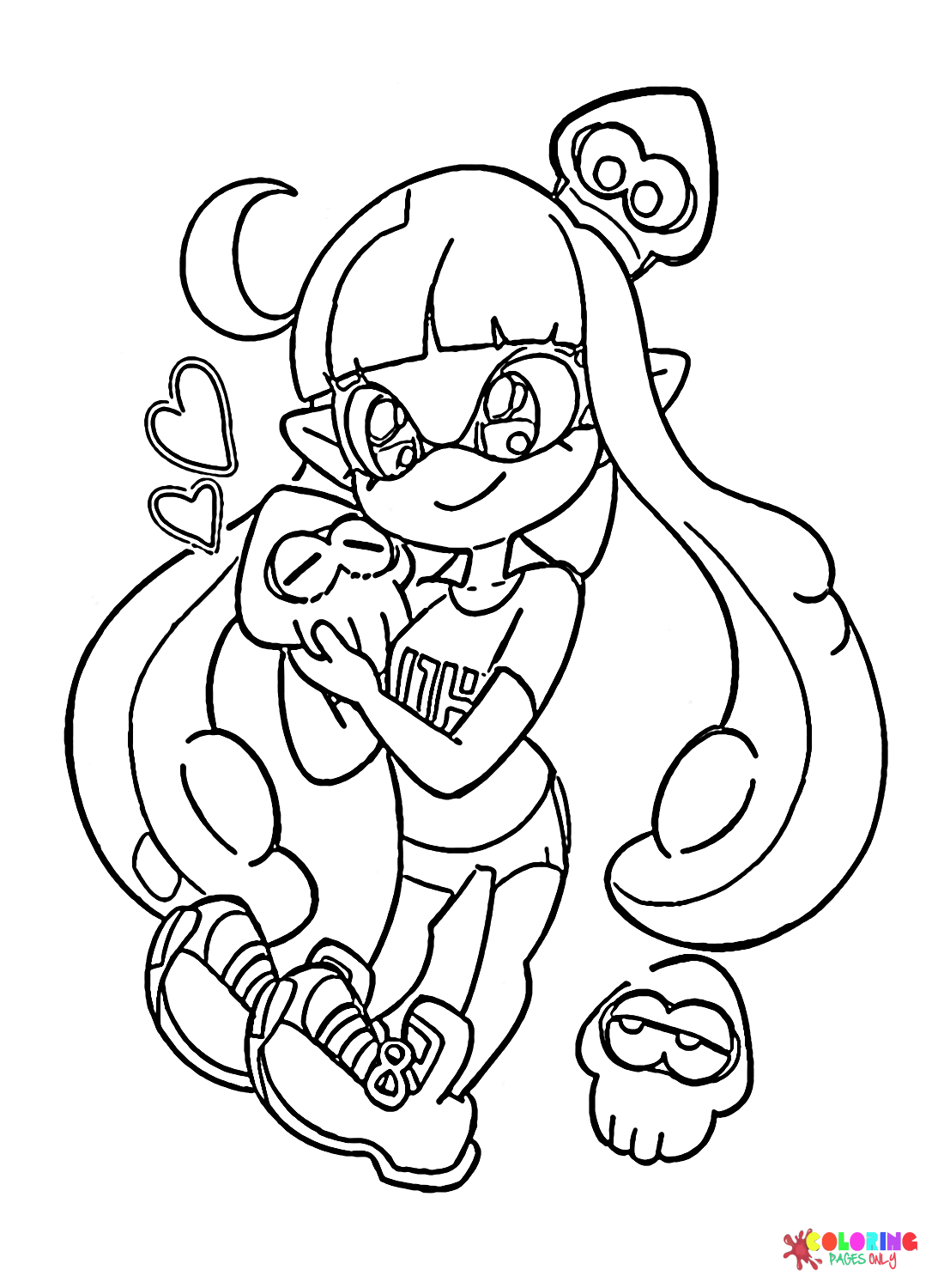 37 Cool Splatoon Coloring Pages Printable 29