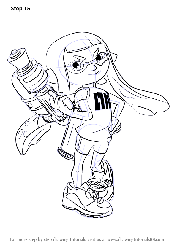 37 Cool Splatoon Coloring Pages Printable 35