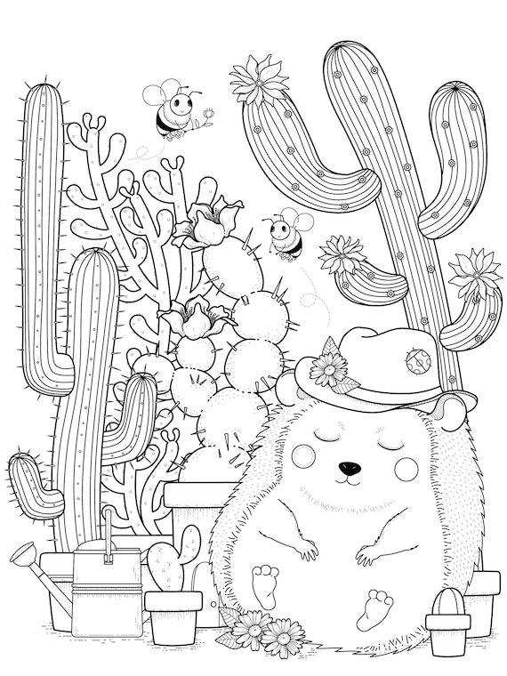 cute hedgehog coloring pages printable jpg