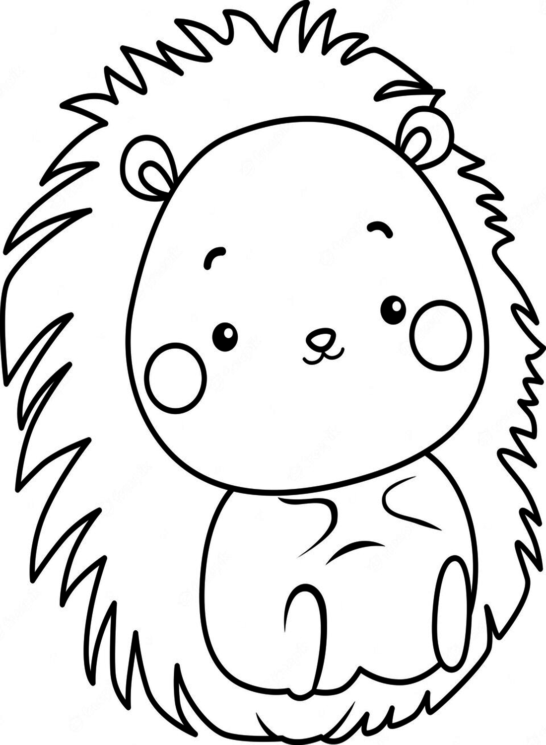 cute hedgehog coloring pages printable jpg