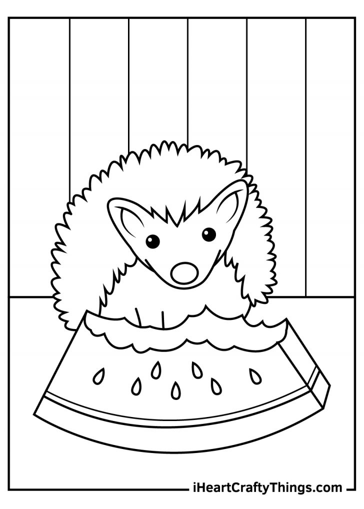 cute hedgehog coloring pages printable jpg