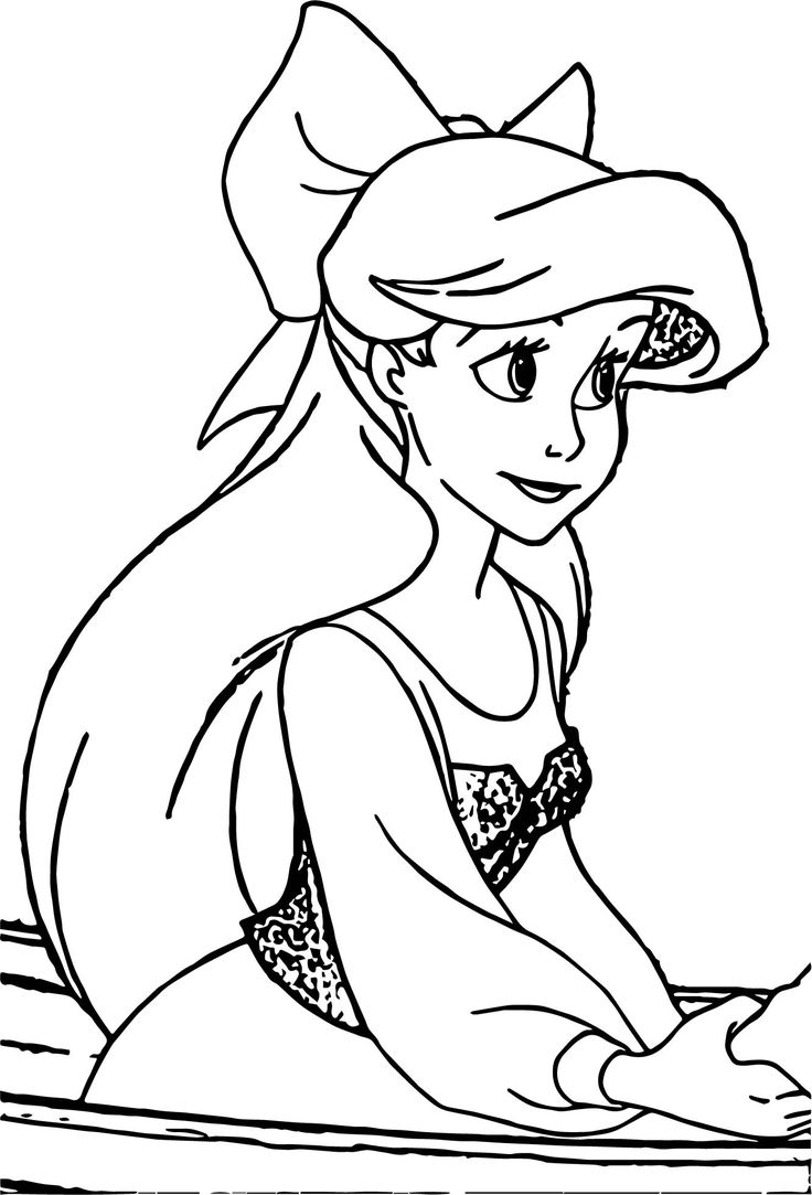 37 Fun Elsa Mermaid Coloring Pages Printable 10