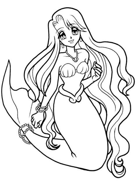 37 Fun Elsa Mermaid Coloring Pages Printable 18