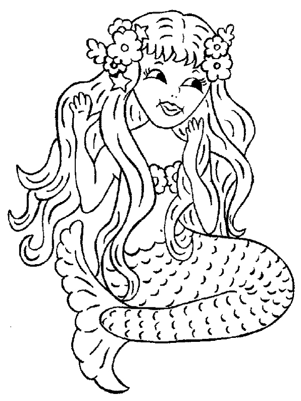 37 Fun Elsa Mermaid Coloring Pages Printable 2