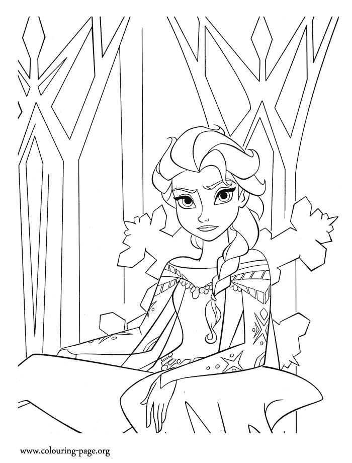 37 Fun Elsa Mermaid Coloring Pages Printable 35