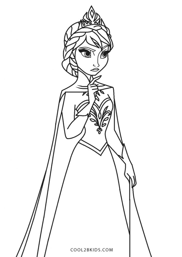 fun elsa mermaid coloring pages printable jpg