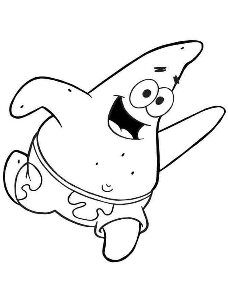 37 Patrick Star Coloring Pages Printable 16