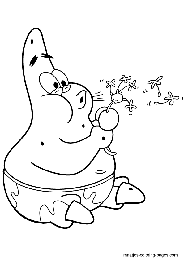 patrick star coloring pages printable jpg