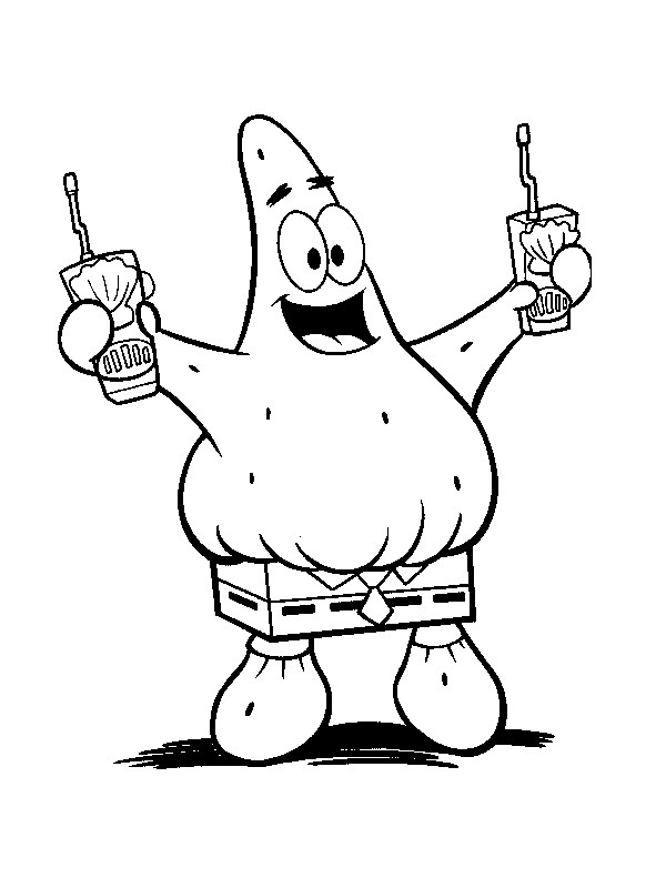 37 Patrick Star Coloring Pages Printable 8