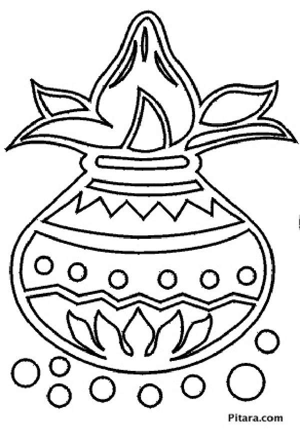 37 Ugadi Coloring Pages Printable 11