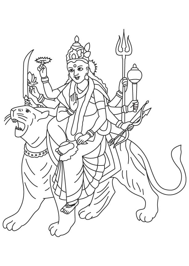 ugadi coloring pages printable jpg