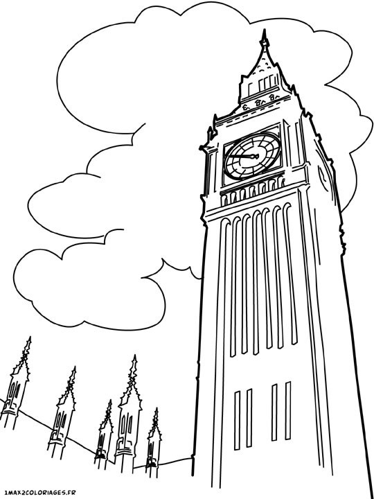 37 Vibrant London Coloring Pages Printable 6