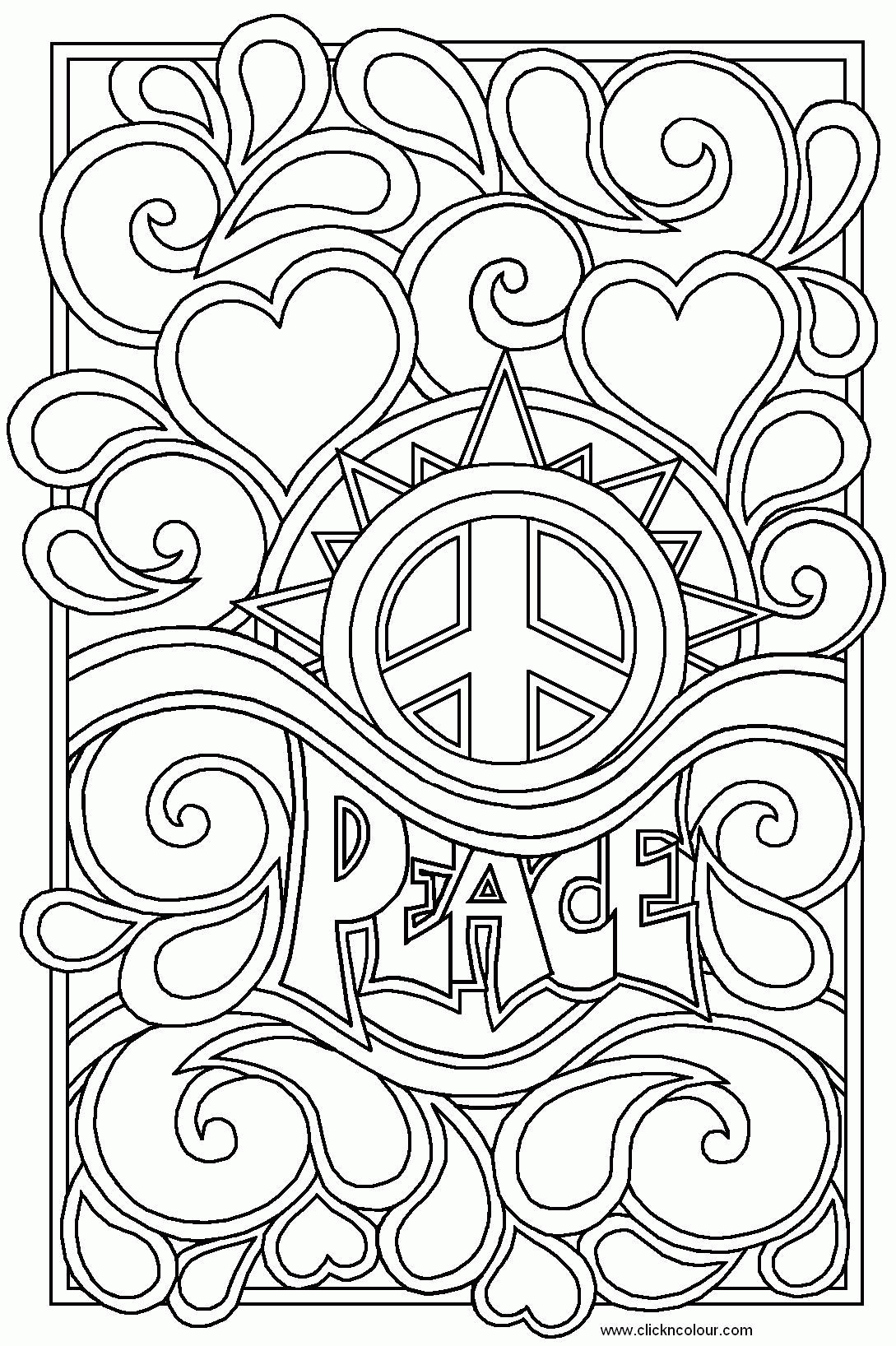 38 Cool Coloring Pages for Teens Printable 1