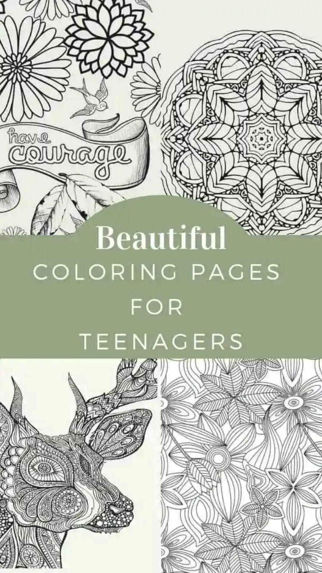 cool coloring pages for teens printable jpg