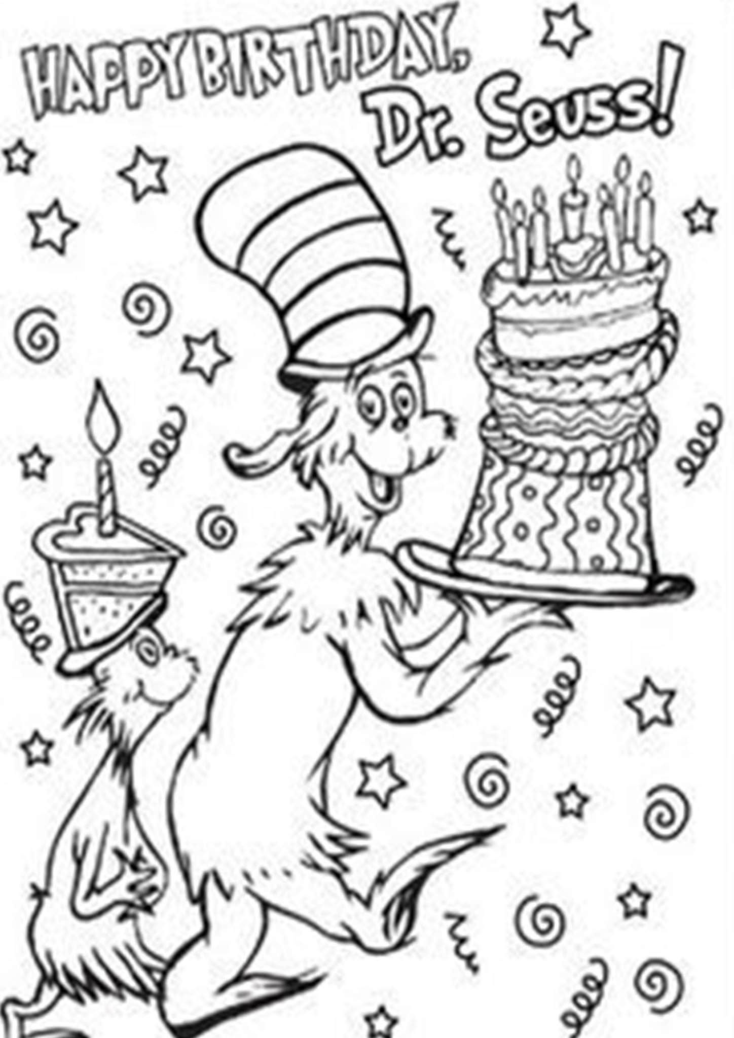 38 Dr. Seuss Coloring Pages Printable 10