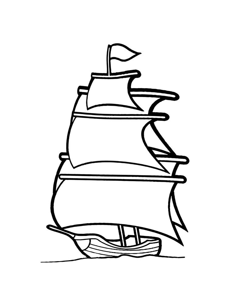 38 Elegant Sailboat Coloring Page Printable 11