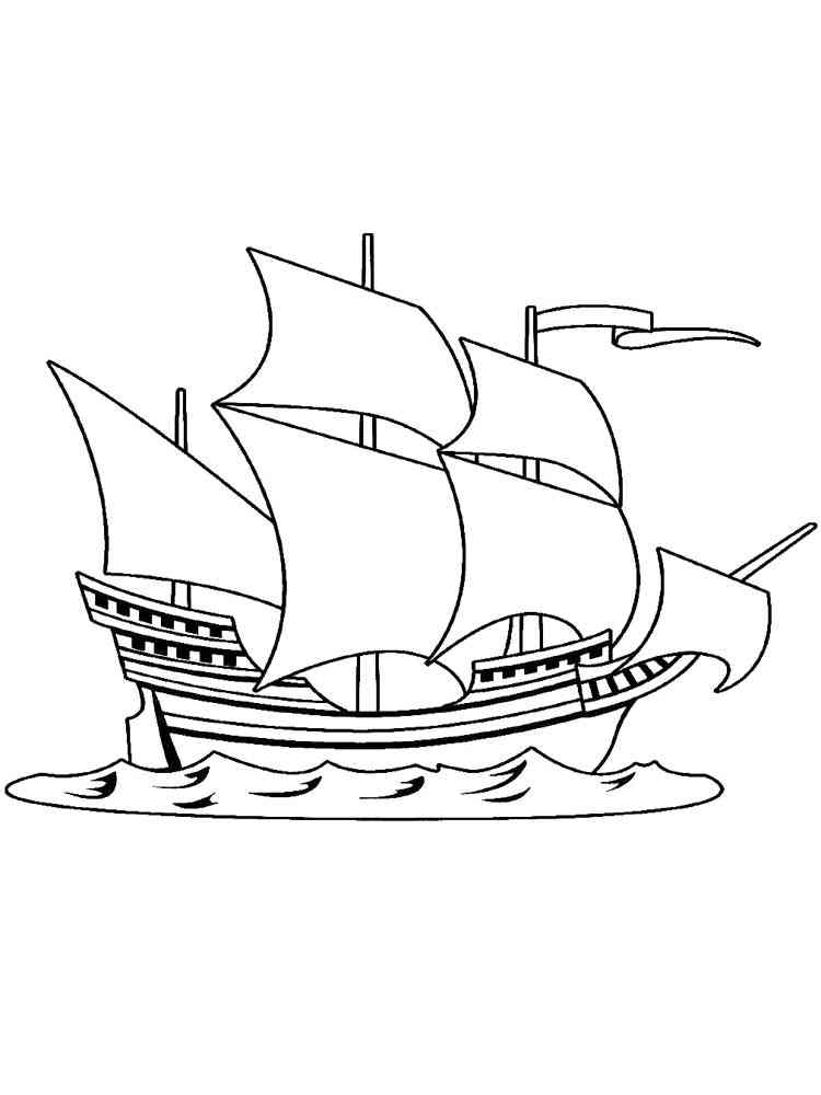 38 Elegant Sailboat Coloring Page Printable 19