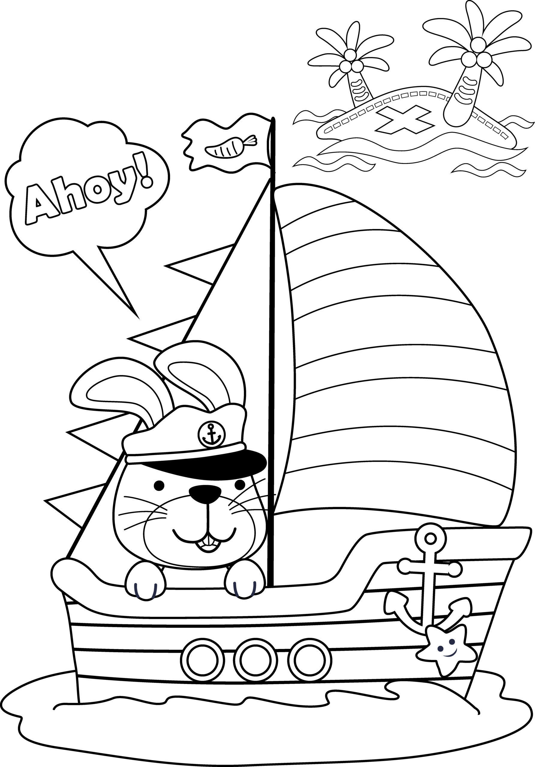 38 Elegant Sailboat Coloring Page Printable 21