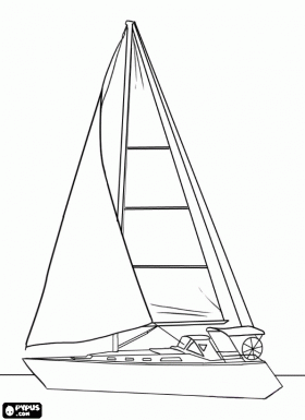 elegant sailboat coloring page printable jpg