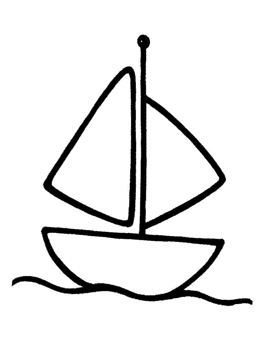 38 Elegant Sailboat Coloring Page Printable 5