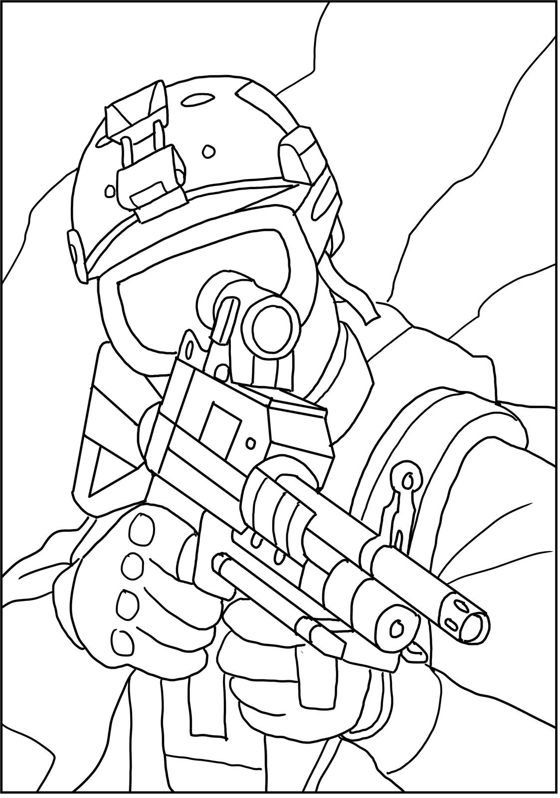 38 Intense Call of Duty Coloring Pages Printable 11