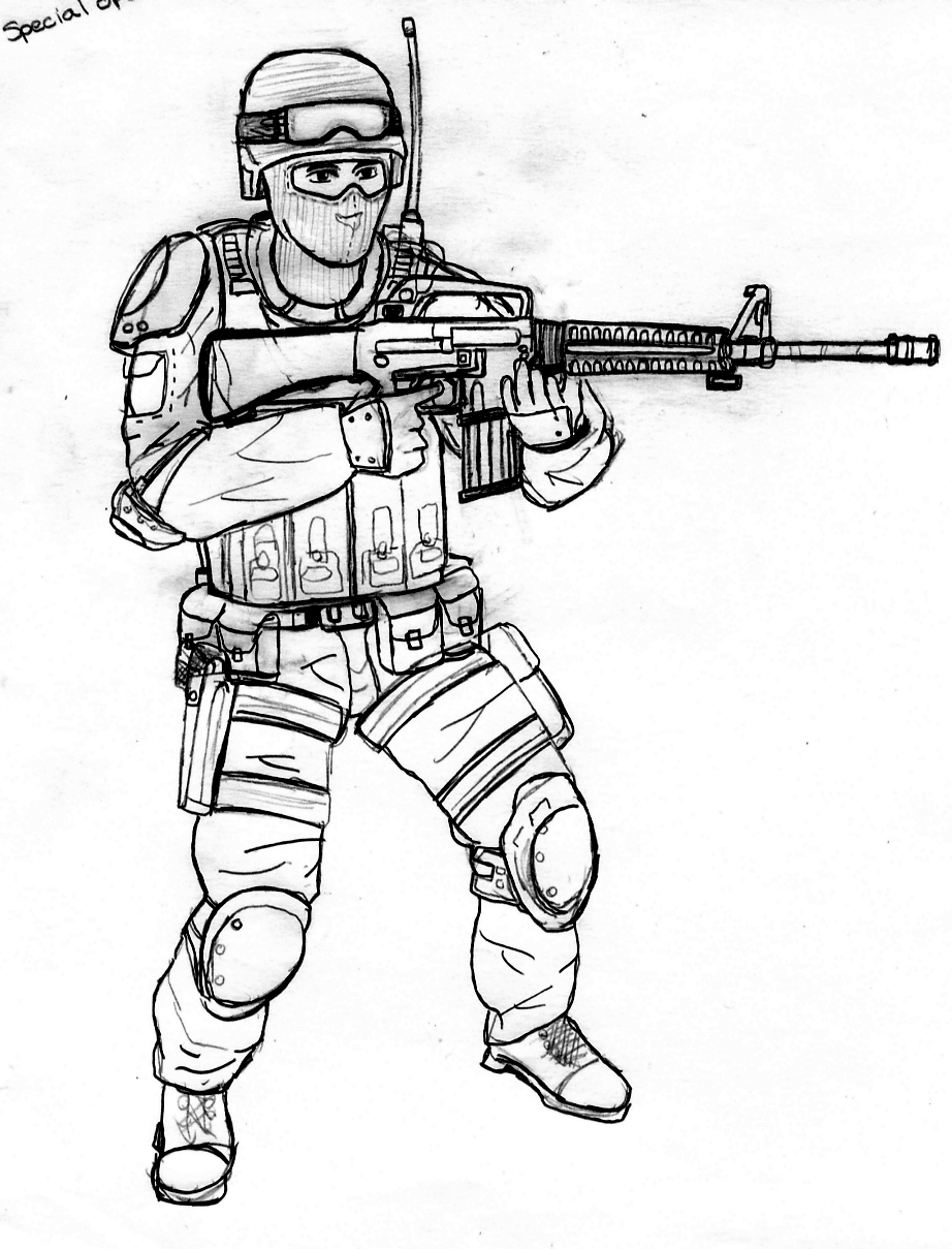 38 Intense Call of Duty Coloring Pages Printable 2