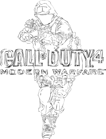 38 Intense Call of Duty Coloring Pages Printable 3