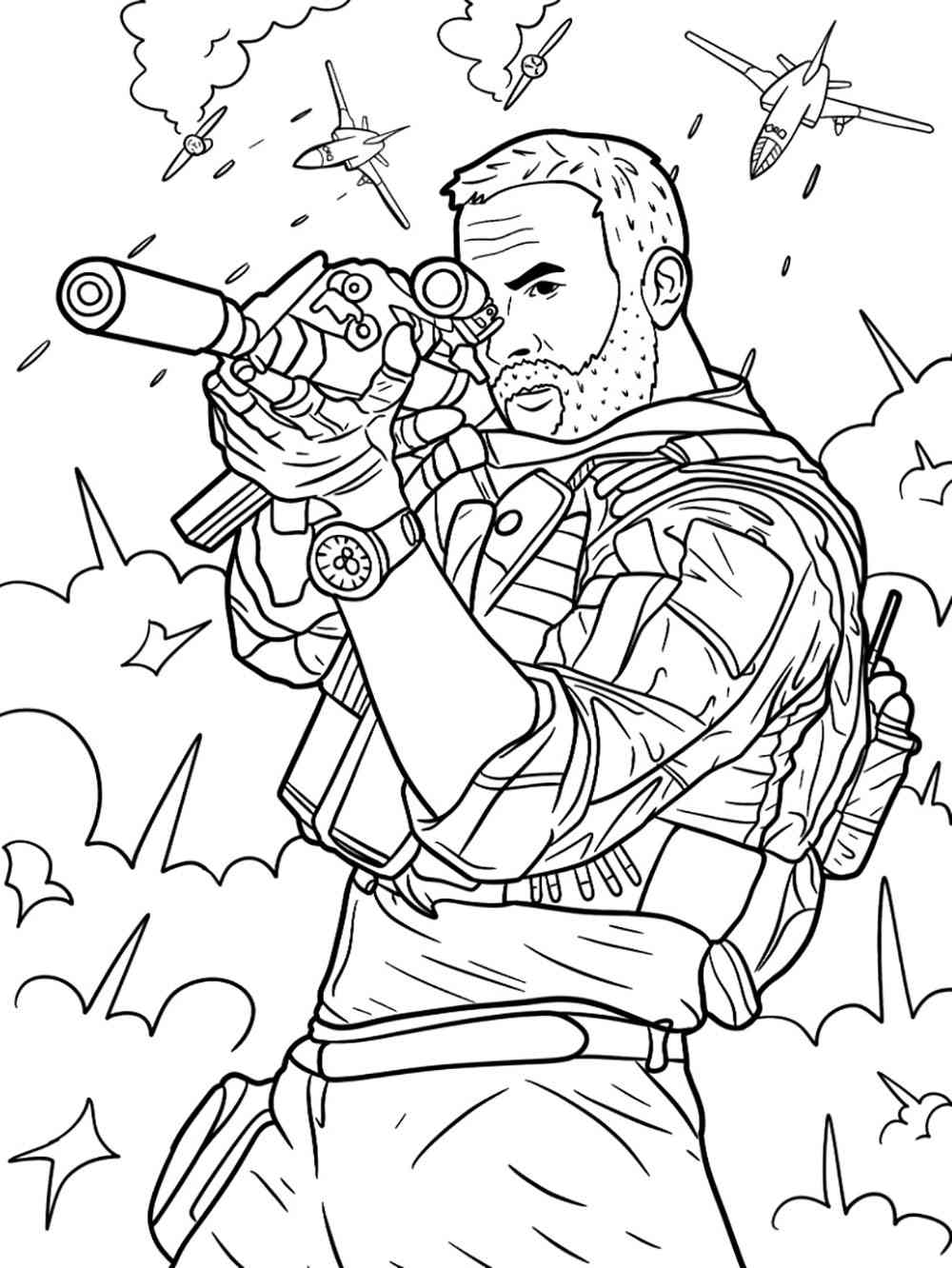 intense call of duty coloring pages printable jpg