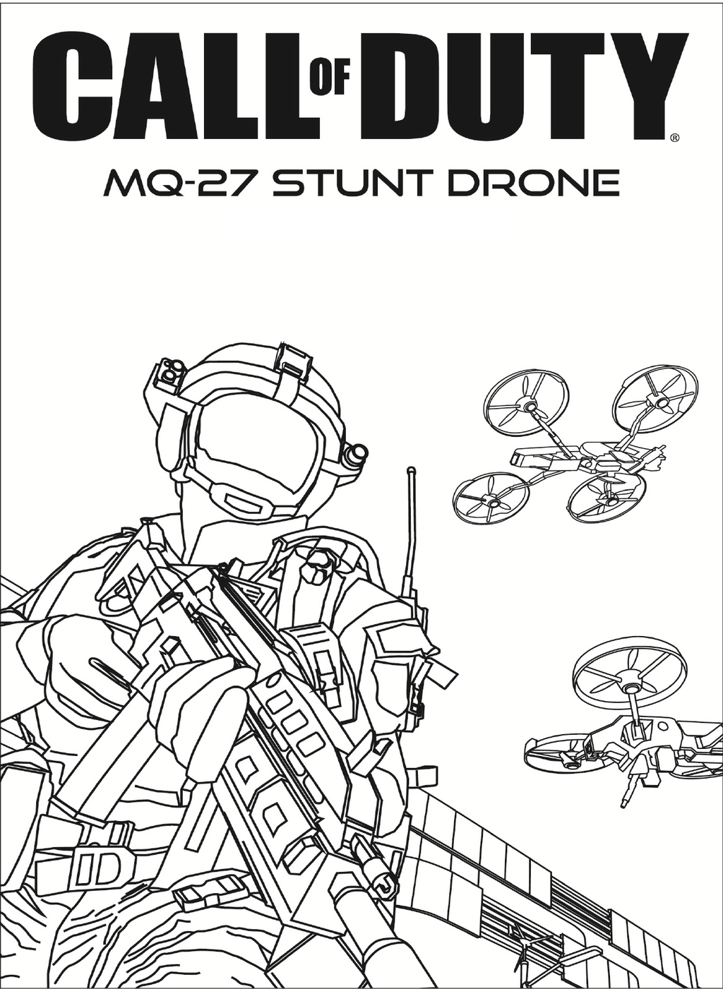 intense call of duty coloring pages printable jpg