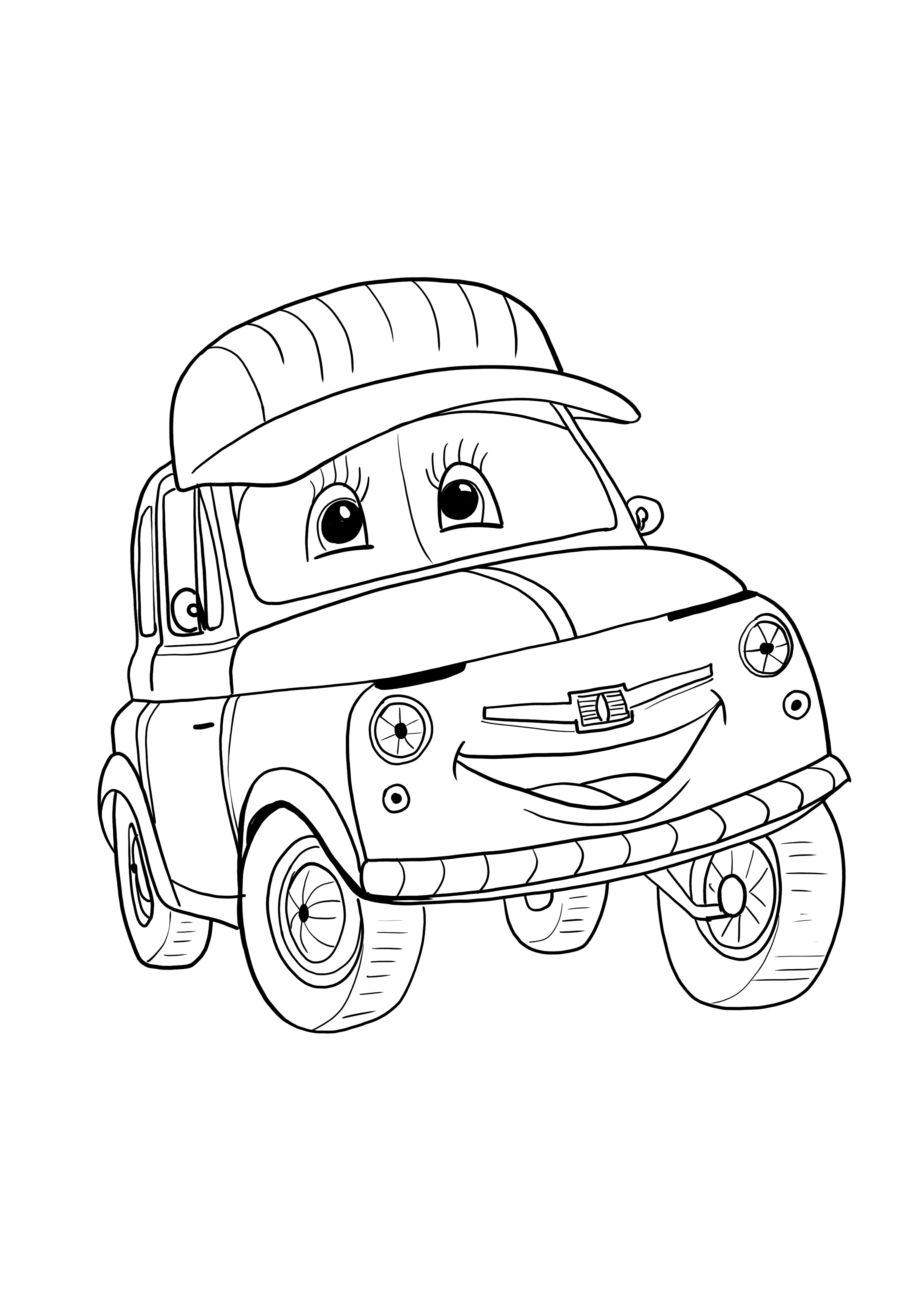 38 Luigi Cars Coloring Pages Printable 13