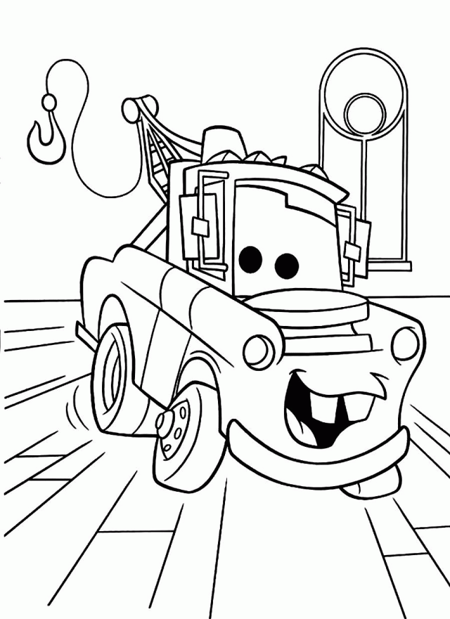 38 Luigi Cars Coloring Pages Printable 8