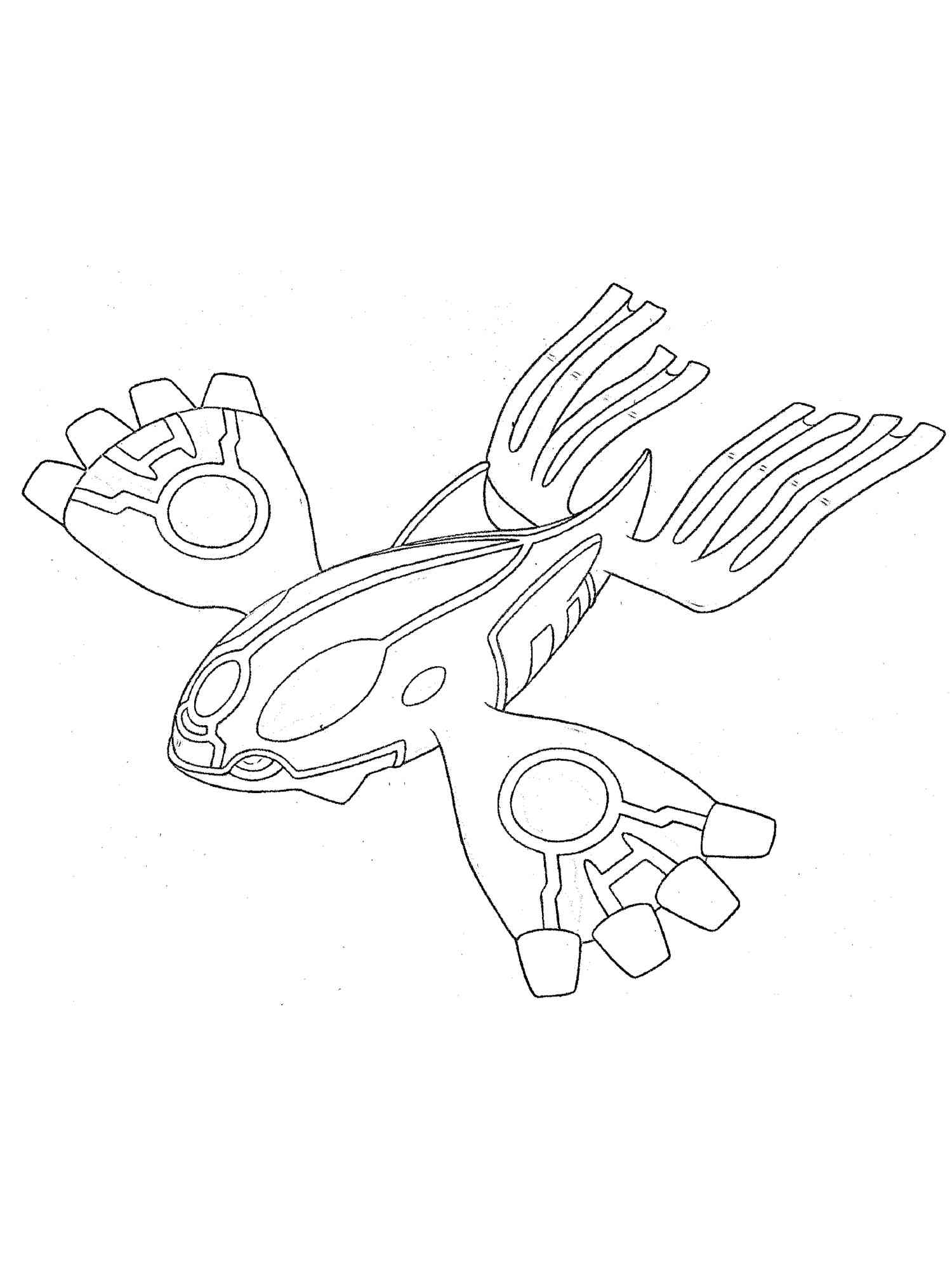 38 Mystical Kyogre Pokemon Coloring Pages Printable 1