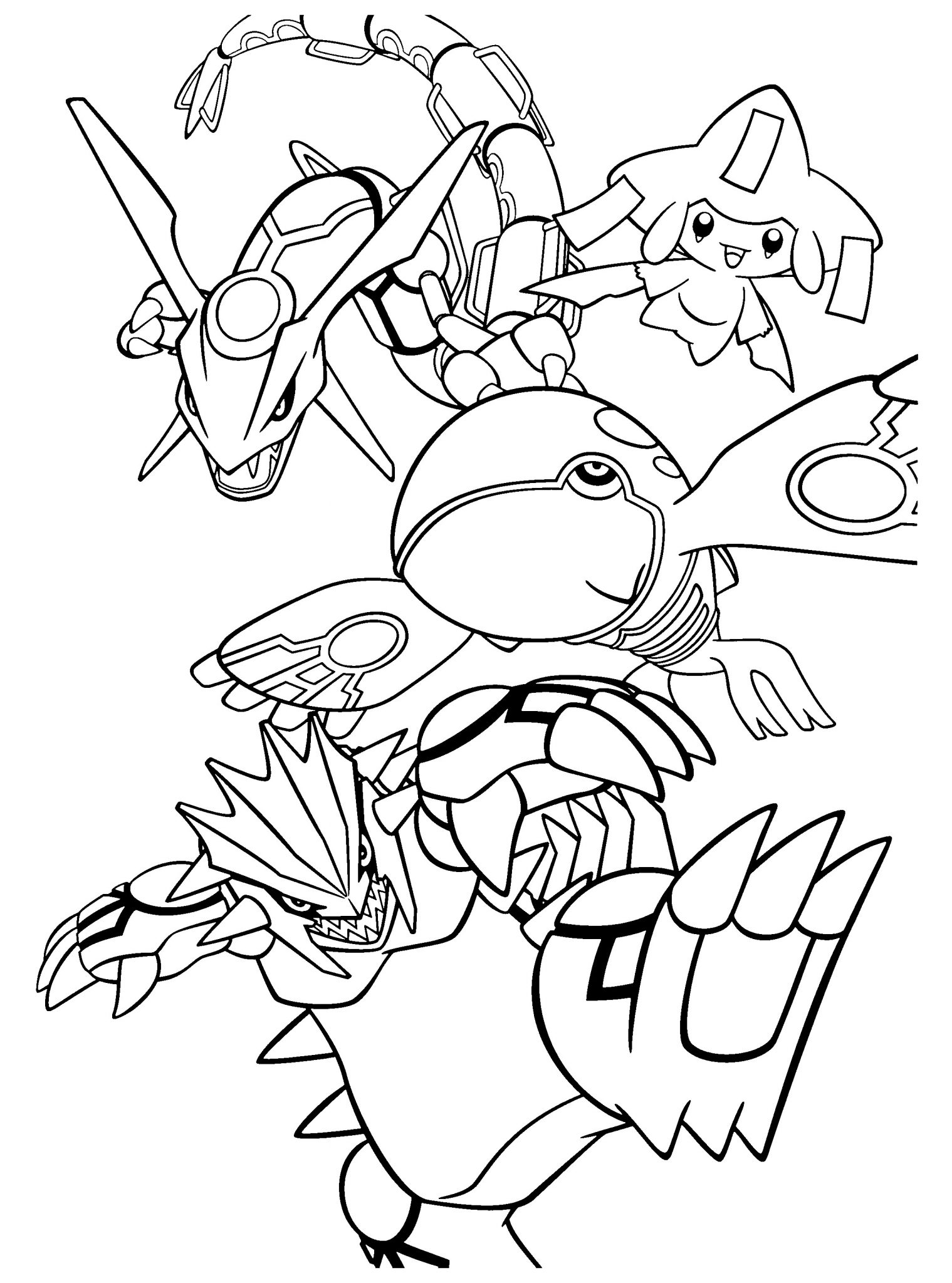 38 Mystical Kyogre Pokemon Coloring Pages Printable 27