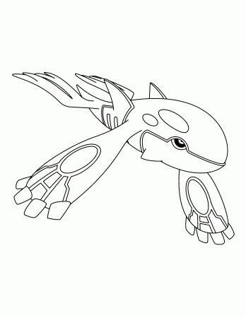 38 Mystical Kyogre Pokemon Coloring Pages Printable 31