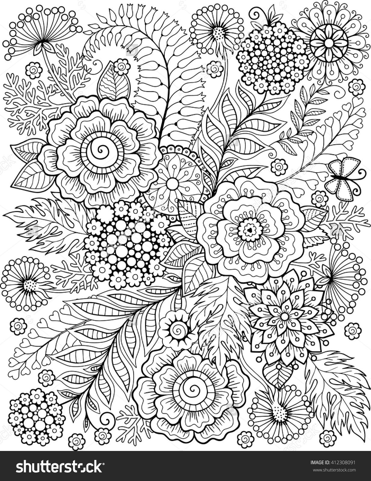 38 Relaxing Easy Coloring Pages Printable 13