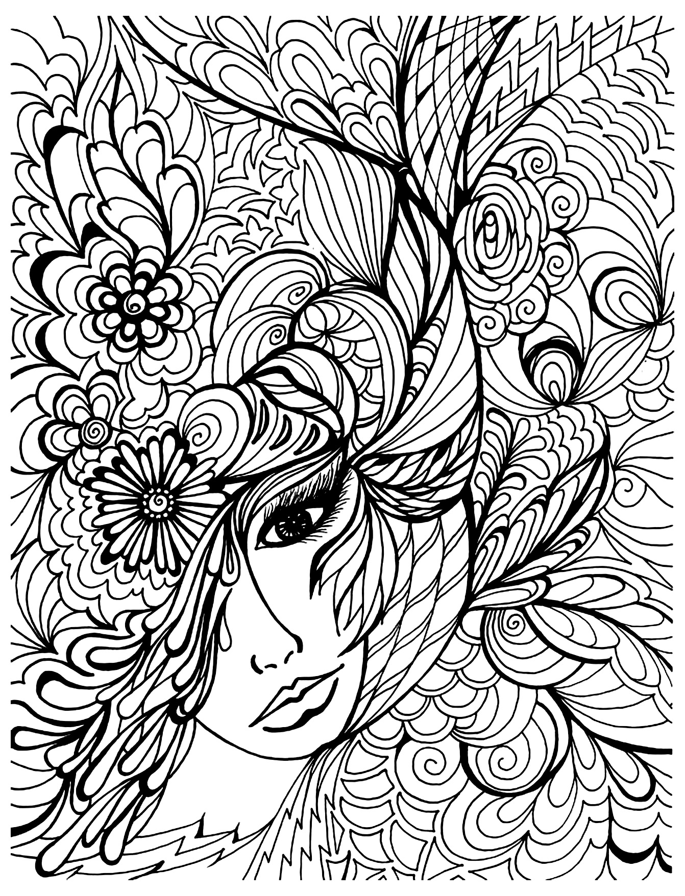 38 Relaxing Easy Coloring Pages Printable 30