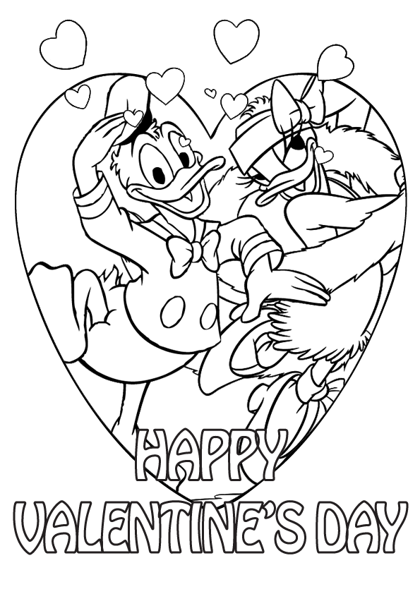 38 Valentines Disney Coloring Pages Printable 24