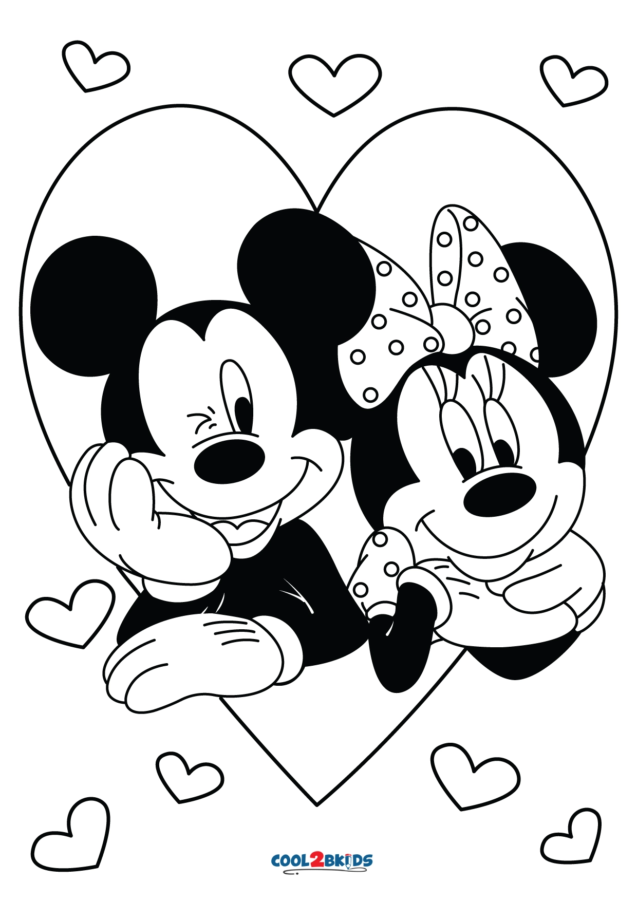 38 Valentines Disney Coloring Pages Printable 3