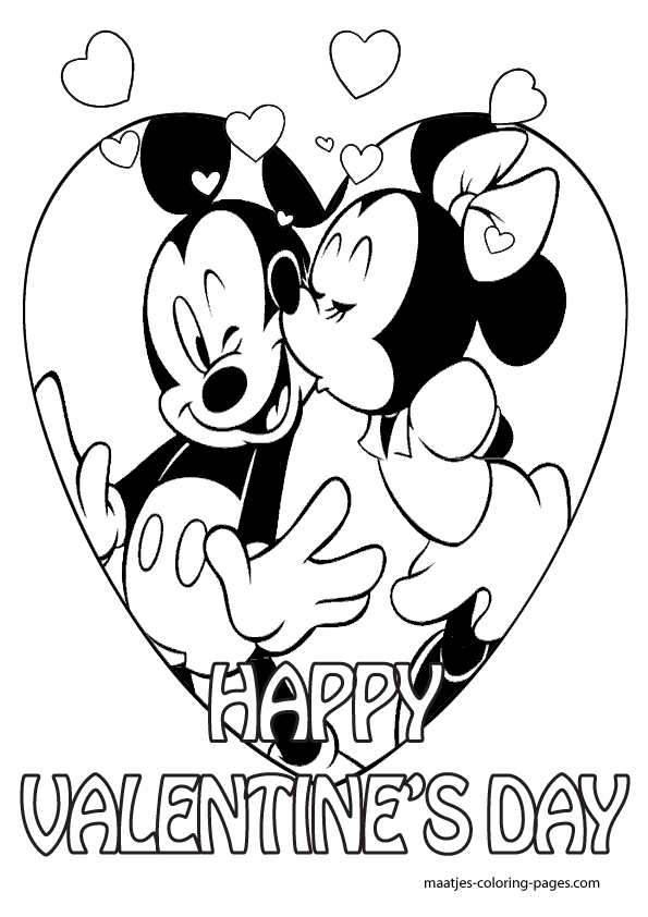 38 Valentines Disney Coloring Pages Printable 30