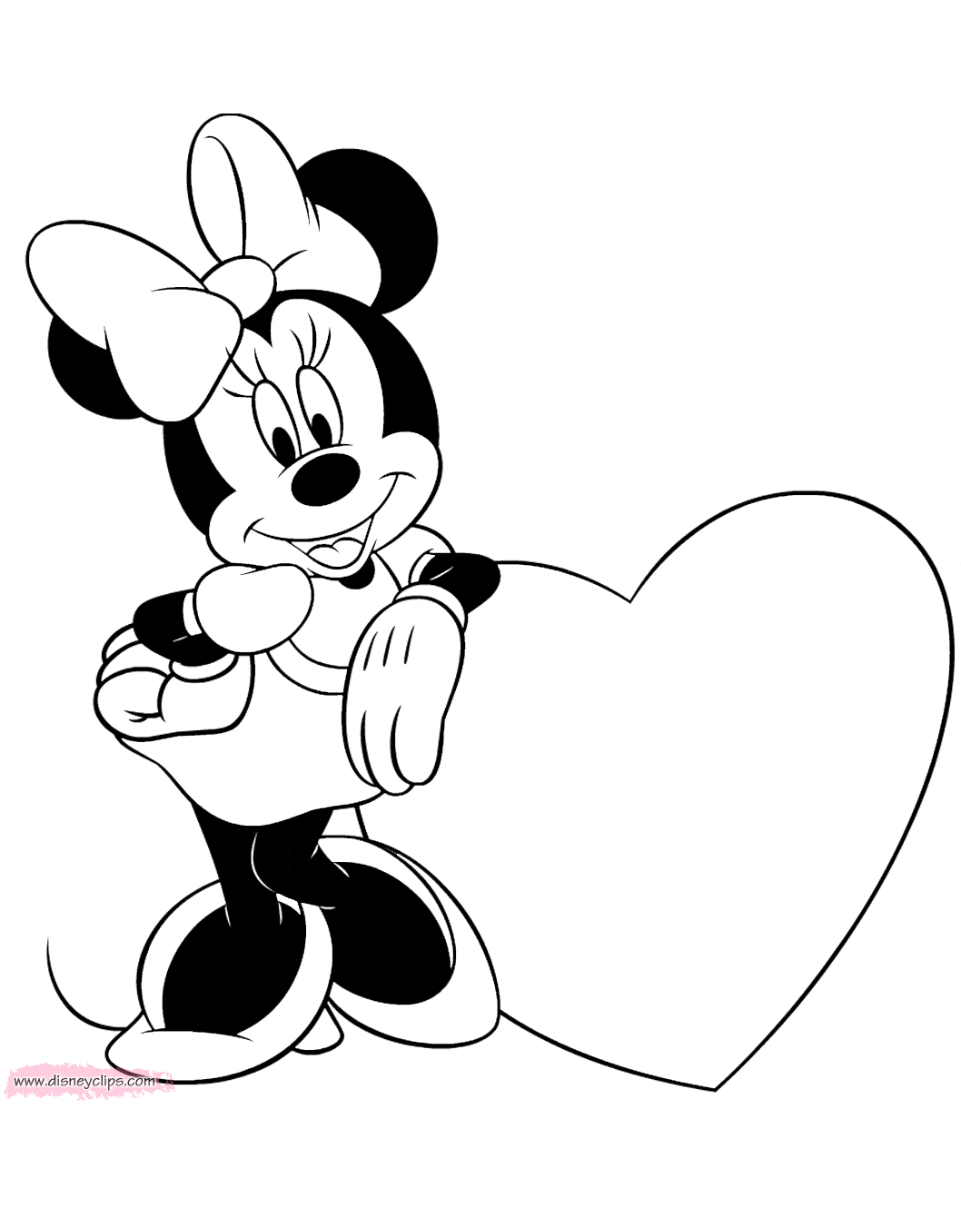 38 Valentines Disney Coloring Pages Printable 4