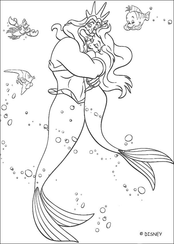 39 Adorable Little Mermaid Coloring Pages Prince Eric Printable 11