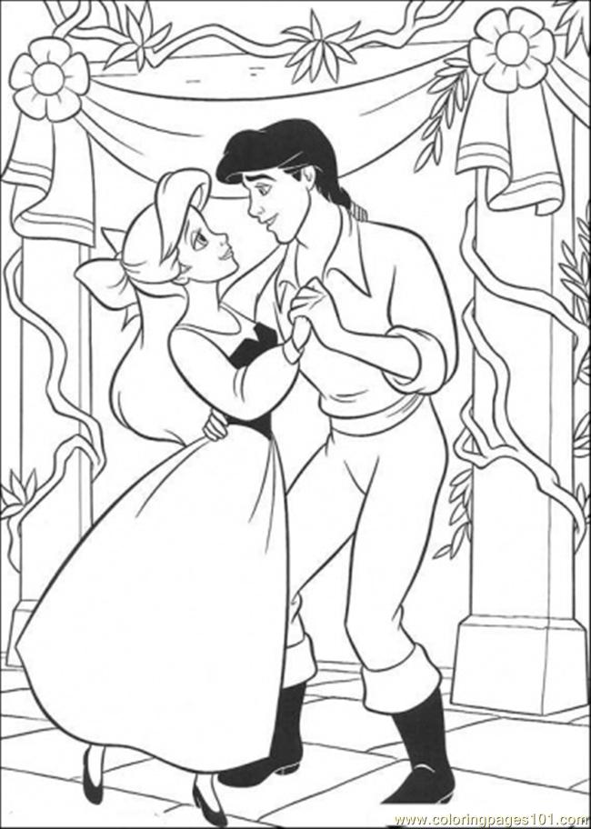 39 Adorable Little Mermaid Coloring Pages Prince Eric Printable 12