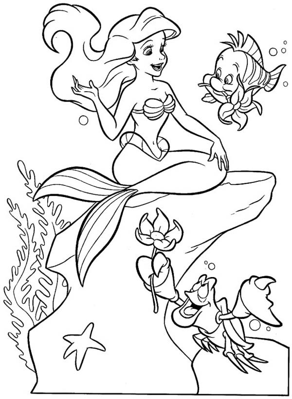 39 Adorable Little Mermaid Coloring Pages Prince Eric Printable 13