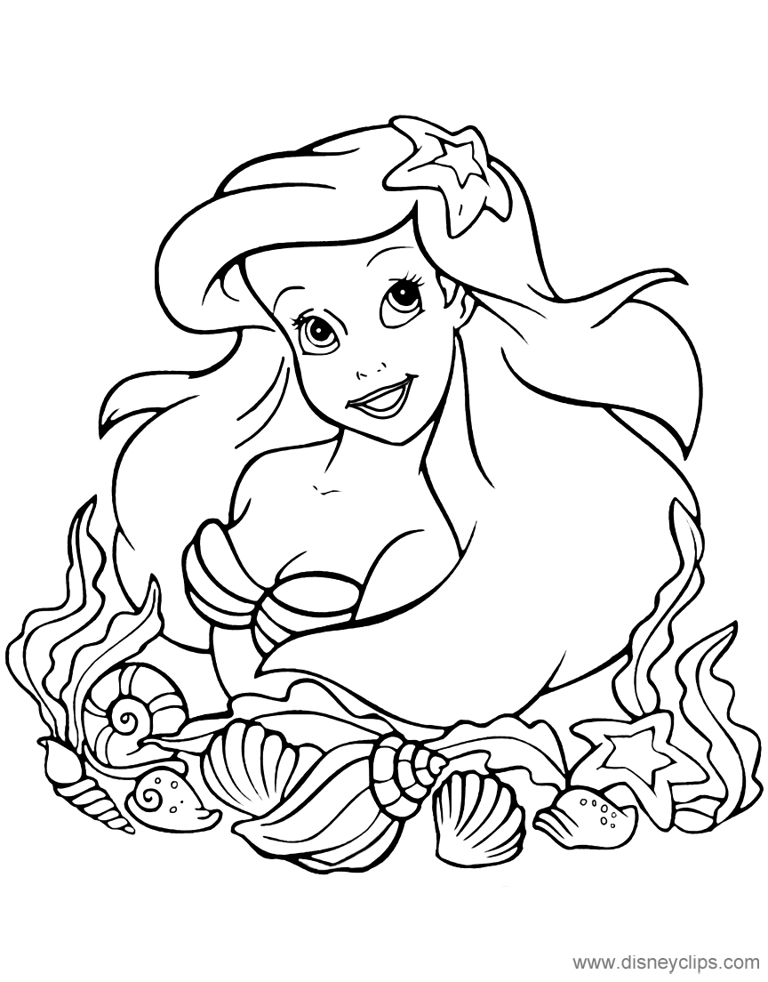 39 Adorable Little Mermaid Coloring Pages Prince Eric Printable 21