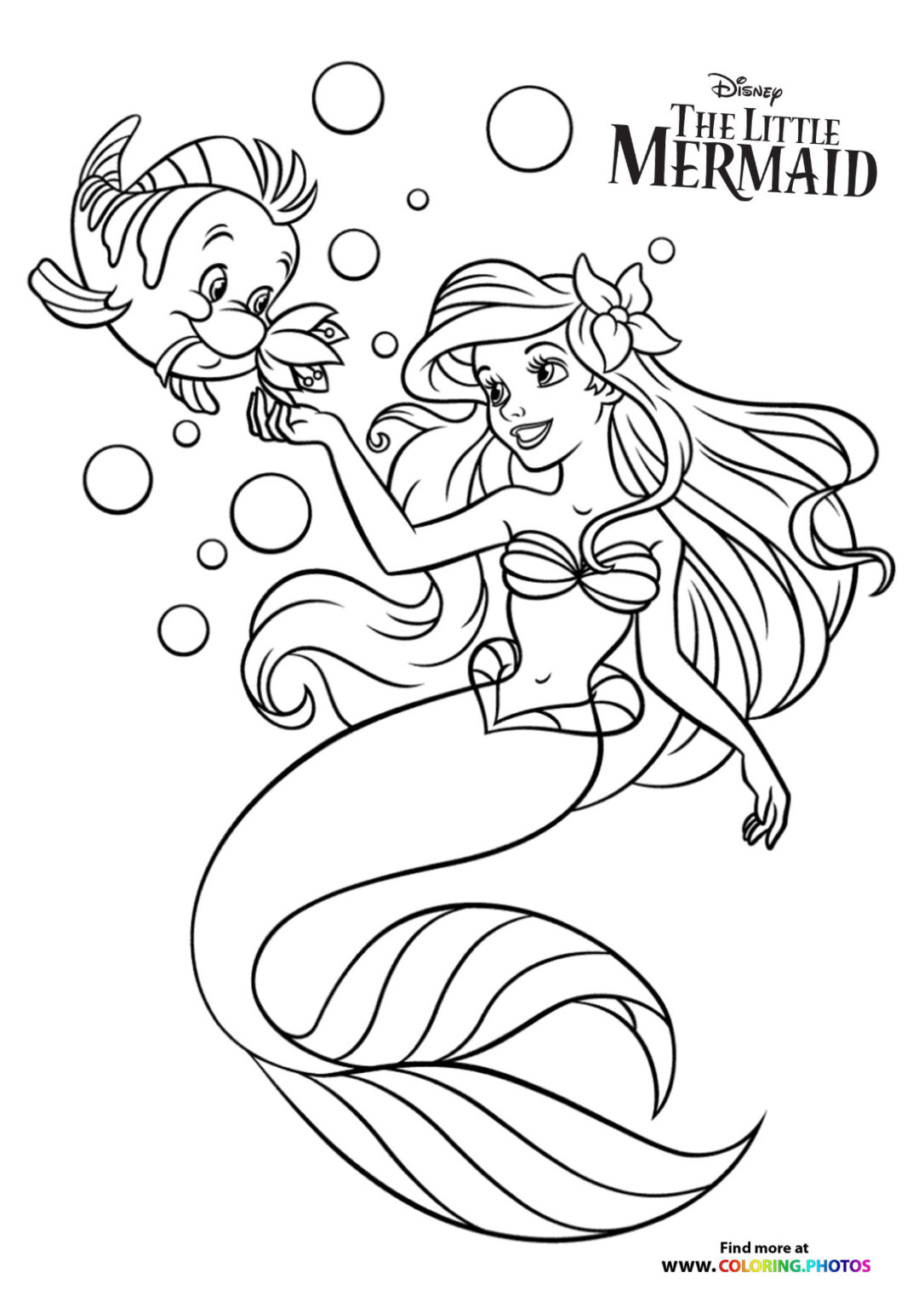 39 Adorable Little Mermaid Coloring Pages Prince Eric Printable 22