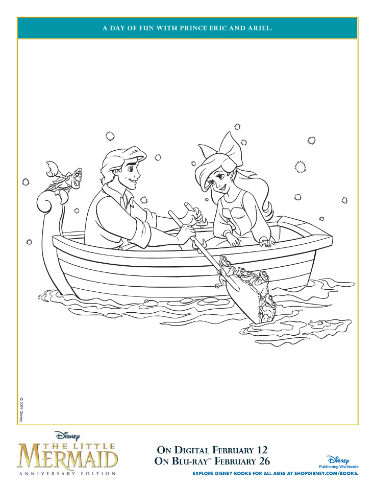 39 Adorable Little Mermaid Coloring Pages Prince Eric Printable 31