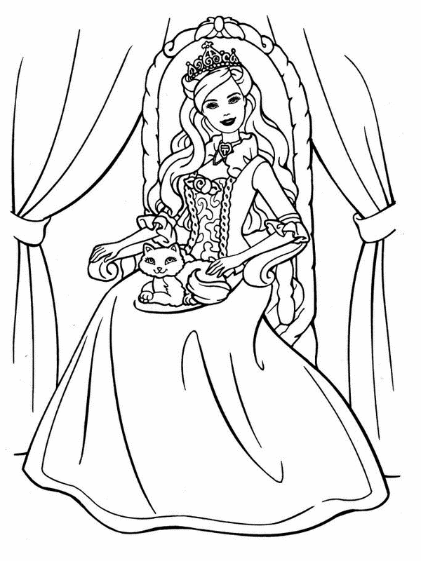 barbie free coloring pages online printable jpg