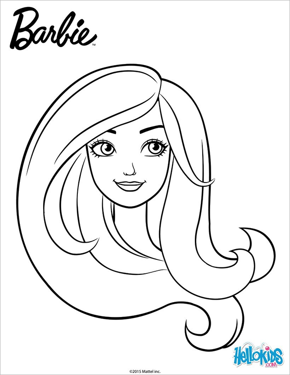 39 Barbie Free Coloring Pages Online Printable 17