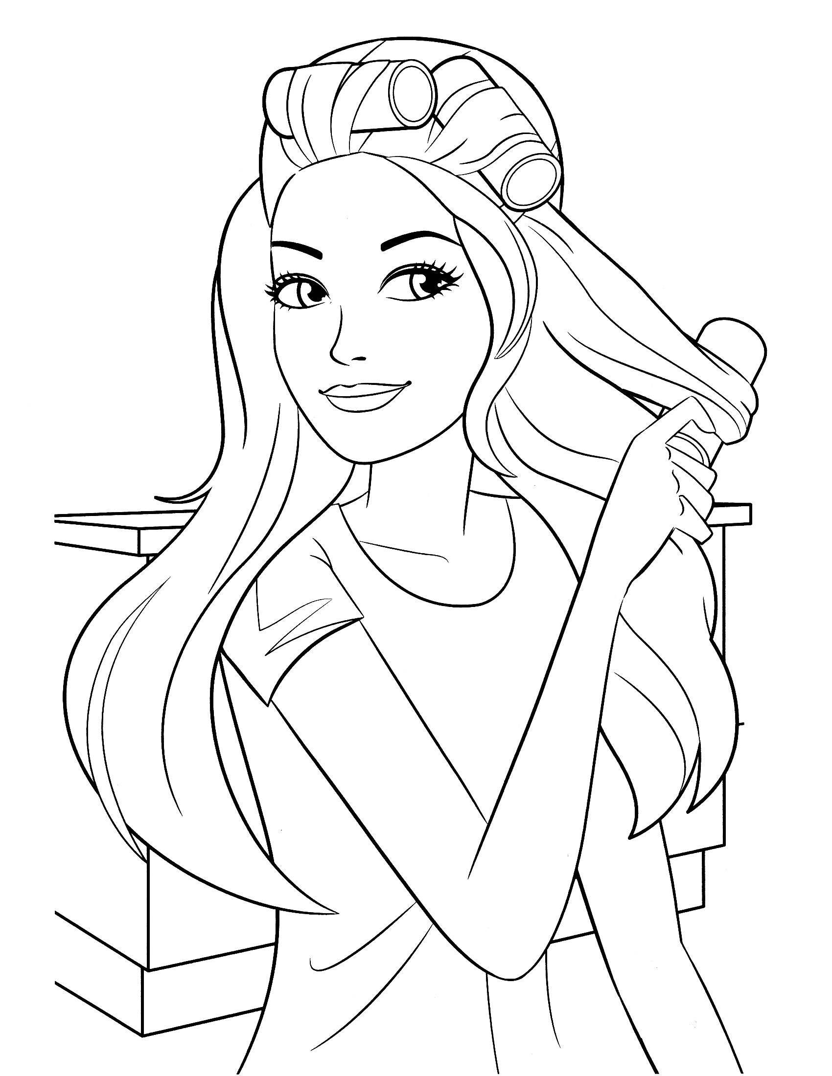 39 Barbie Free Coloring Pages Online Printable 28